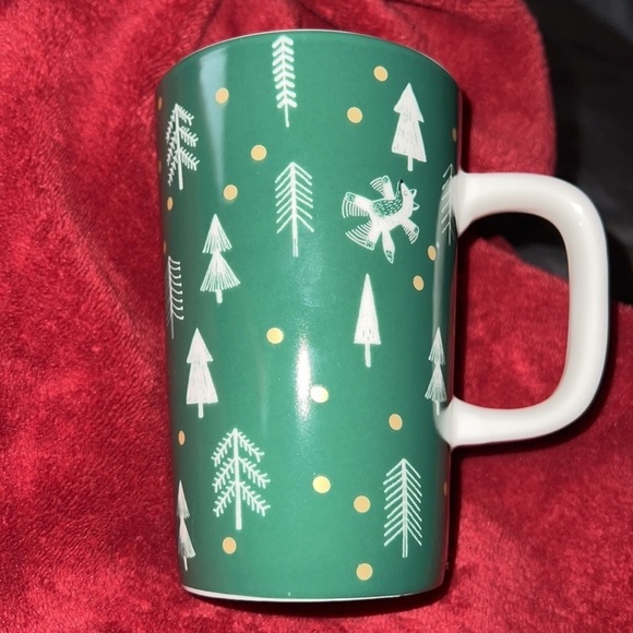 Starbucks green tall  holiday coffee mug - Picture 2 of 6